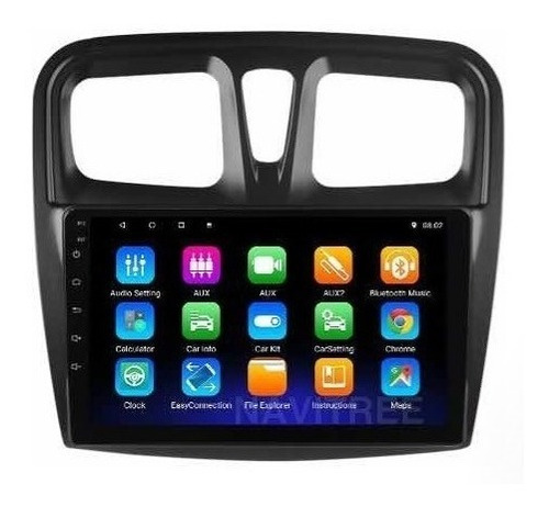 Radio Android Pantalla Renault Sandero Camara Rev Wifi Gps  