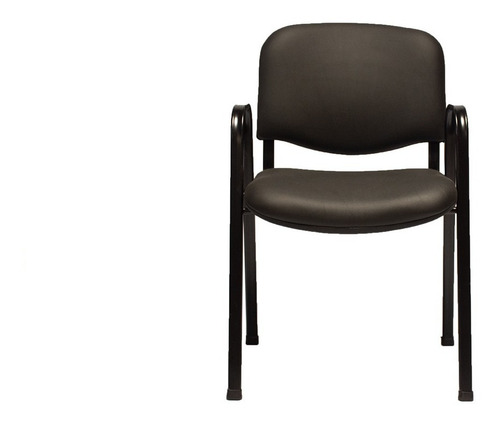 Imagen 2 de 2 de Silla Fija Con Brazos Tapizada Jmi