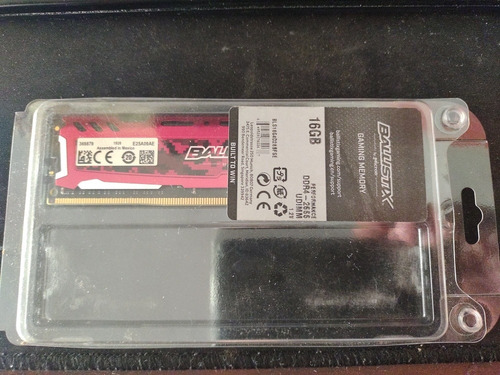 Memória Ballistix Sport Lt 16gb 2666