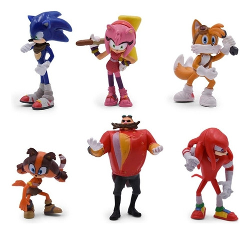 Sonic The Hedgehog Set 6 Figuras