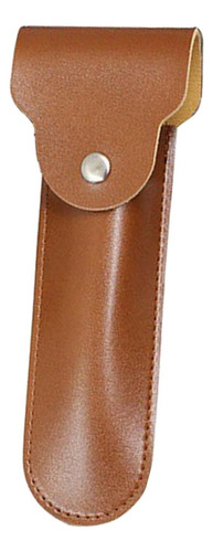 ) 3 Estuche De Afeitadora Manual, Bolsa De Marrón Brillante