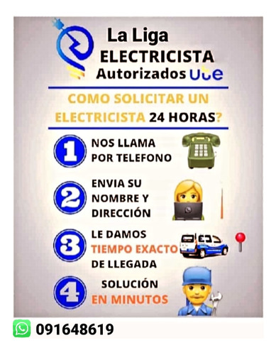 Electricistas Las 24 Horas Del Día Y Los 365 Días 091048060