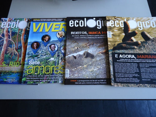 Lote Revistas Ecologico - Rompimento Barragem Mariana - 2015