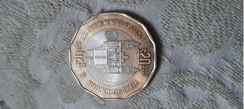  Moneda De $20 Mx Versión  México- Tenochtitlan 