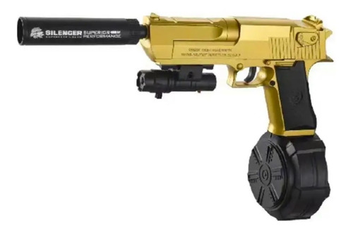 Pistola De Hidrogel Automática Desert Eagle Magnum Tambor