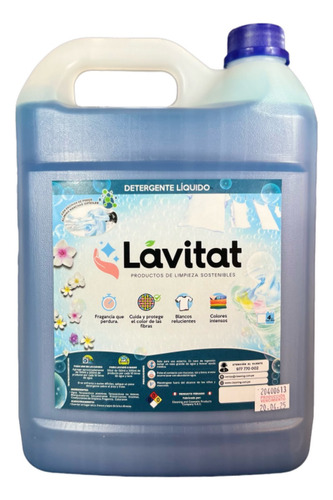 Detergente Liquido Concentrado 4l - Lavitat