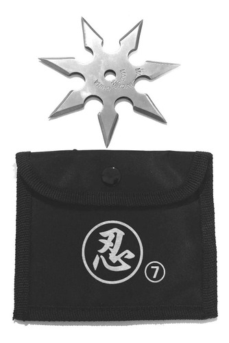 Estrella Ninja - Shuriken Con Funda 7 Puntas - Entrenamiento