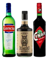 Comprar Combo Aperitivos X3 Fernet Buhero + Gancia Americano + Cynar