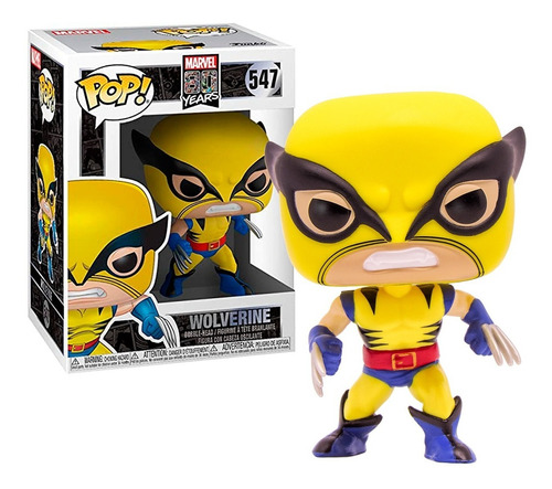 Boneco Funko Pop Marvel 80 Years Wolverine 547 - Original