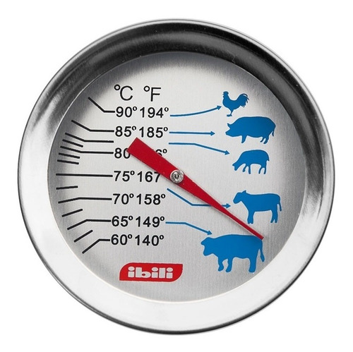 Termómetro Para Carnes Con Sonda 14 Cm Marca Ibili