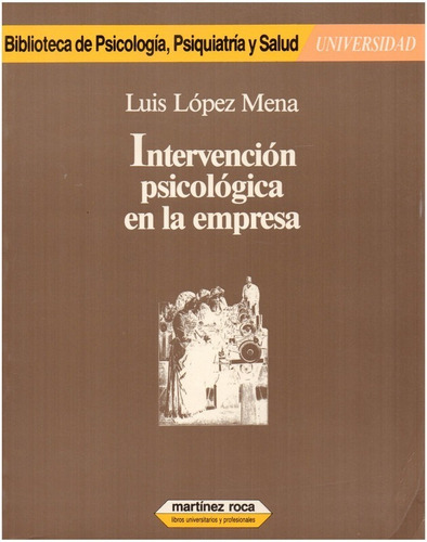 Intervencion Psicologica En La Empresa - Lopez Mena - Roca