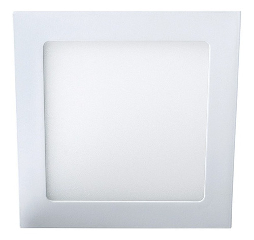 Panel Plafon Embutir Led Cuadrado 6w Luz Fria Dia Calida Color Blanco frío