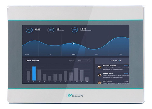 Wecon Hmi Pantalla Touch 10.2 - Pi3102i Ethernet + Serial