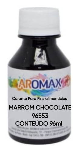 Corante Marrom Chocolate 96ml Aromax 