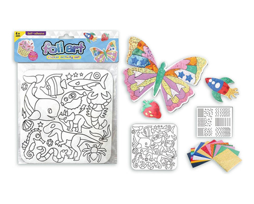 Libro Para Colorear Infantil Con Stickers De 30x30cms