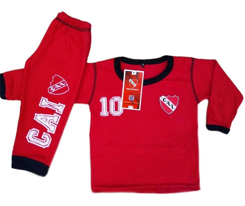 Pijama Jersey Independiente Oficial Equipo Futbol Niño 2al10