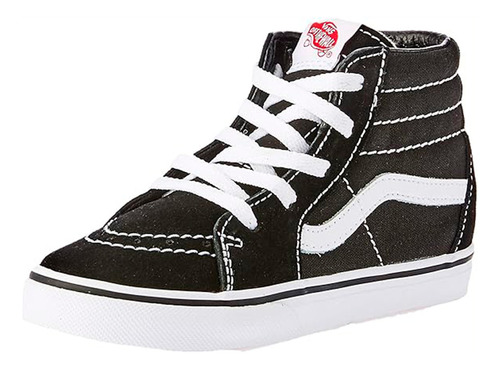 Vans Sk8 Hi Para Niño Color Negro, Blanco 