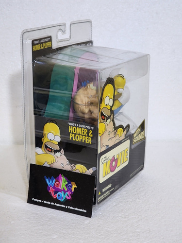 Figura Homero Y Plopper Mcfarlane (Usado)