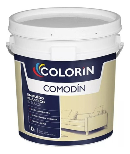 Comodin Enduid Plastico Interior Colorin 10l - Davinci