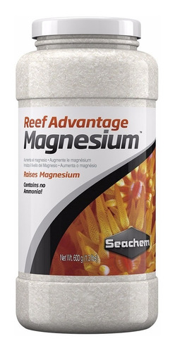 Reef Advantage Magnesium Seachem 600grs Magnesio Marino Pece