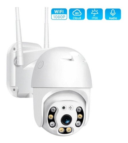 Imagen 2 de 10 de Pack X2 Camara De Seguridad Inalambrica Wifi Full Hd