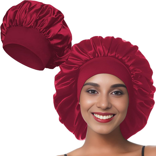Hat Gorro Para Dormir, Gorro De Satén Con Banda Elástica