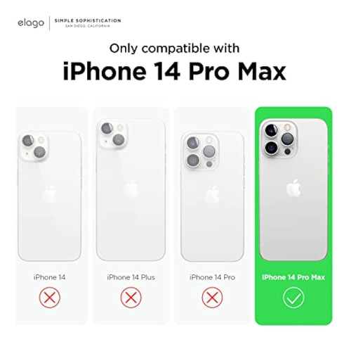 Elago Compatible Con iPhone 14 Pro Max Case, Liquid Silicone