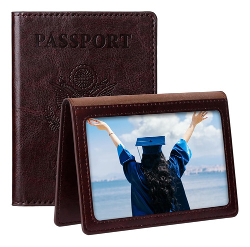 Bolsa De Viaje Tigari Con Soporte Para Pasaporte, Pasaporte