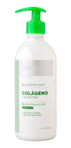 Gel Baño Suave Colageno Elastina Hidratante X490 Bellpharma