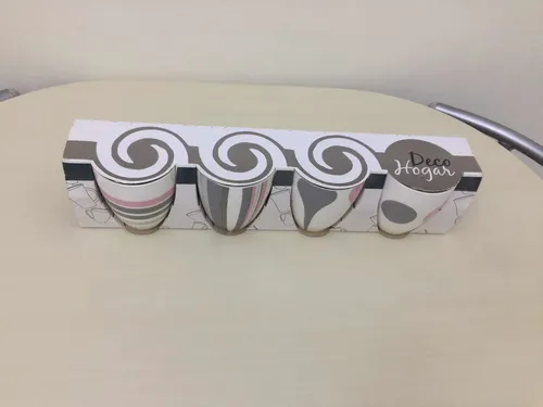 Juego De 4 Tazas Para Café
