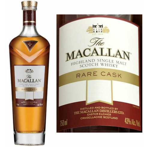 Imagen 3 de 6 de Whisky The Macallan Rare Cask 2020 Release 700ml Estuche