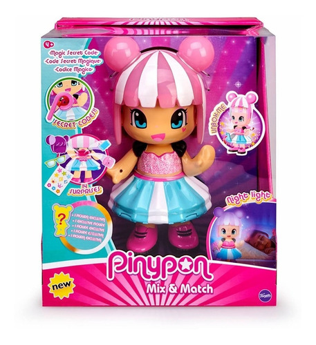 Pinypon Magic Mix Match Lámpara Encendido Hasta 30 Minutos