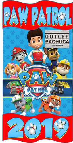 Kit Imprimible Candy Bar Paw Patrol 2019 Con Agenda..!!!