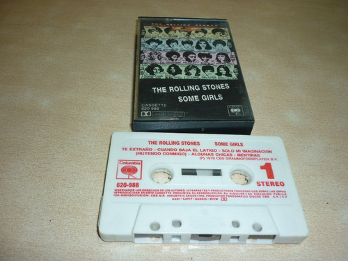 Rolling Stones Some Girls Cassette Excelente Ggjjzz