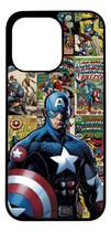 Comprar Funda Protector Case Para iPhone 13 Pro Max Capitan America