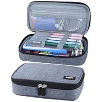 Comprar Cartuchera Grande Para Lápices De Almacenamiento Alto Gris
