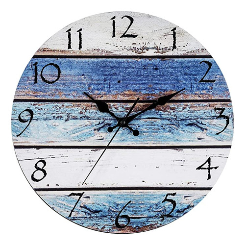 Bernhard Products Reloj De Pared Rústico De Playa De 12 Pu.
