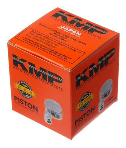 Imagem 2 de 2 de Pistao Pino/trava Kmp Cg/bros 160 3.00