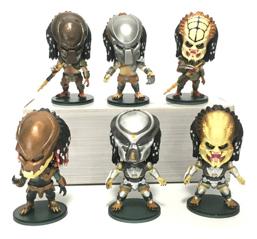 6 Figuras Mini Depredador. 7 Cm. Caja In. Ultimate Predator.