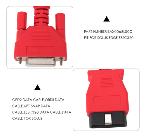 S Cable De Datos Obdii Obd2 Compatible Con Snap Scanner D-4