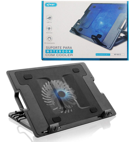 Base Notebook Com Cooler E Iluminação Kp-9013 - Knup