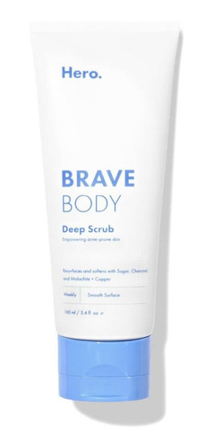 Brave Body Deep Scrub De Hero Cosmetics - Exfoliante Corpor.