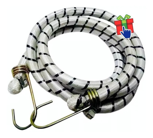 Imagen 1 de 3 de Set X 2 Elástico Zuncho Tensor Linga Sujeta Paquetes 1.8 Mt