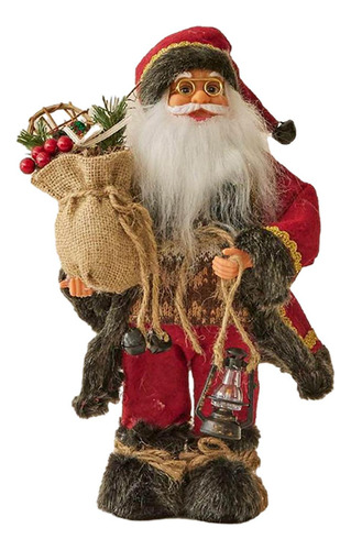 Muñeco Festivo De Papá Noel, Decoración 30 Centímetros