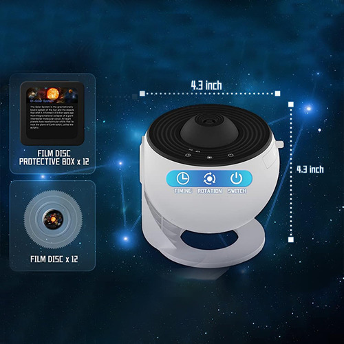 Proyector De Estrellas Con Rotación Automática De 360 Grados