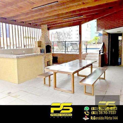 Apt. Alto Padrão C/ 4 Dormitórios À Venda, 203 M² Por R$ 840.000 - Manaíra - João Pessoa/pb - Ap1957