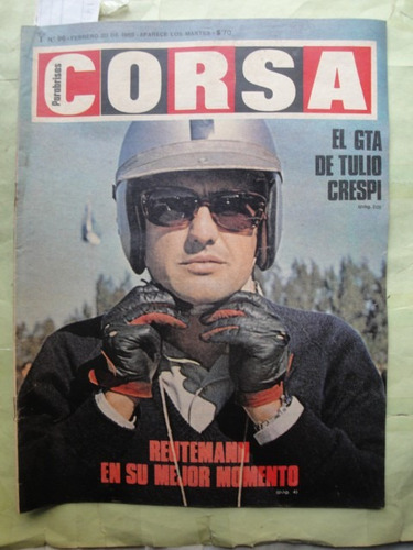 Corsa 96 Reutemann Mecanica Argentina Auto Union Tulio Cresp