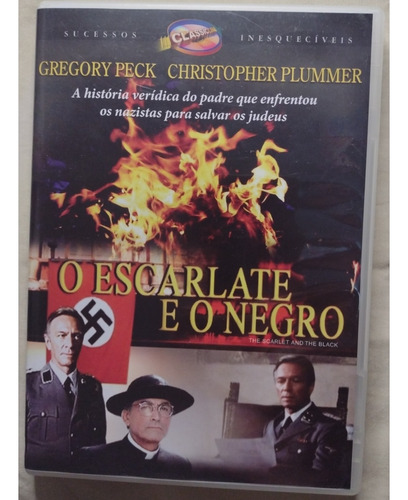 Dvd O Escarlate E O Negro - Gregory Peck