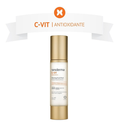 Gel Radiance Fluido Luminoso Sesderma C-Vit día/noche para piel mixta de 50mL