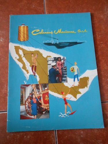 Celanese Mexicana Revista Antigua Catalogo Publicidad Textil